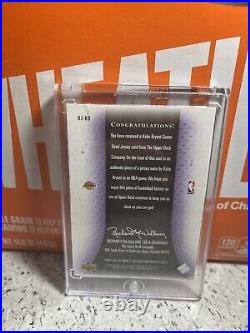 05-06 Ultimate Collection Kobe Bryant Silver #'d /99 Game Worn Jersey Patch