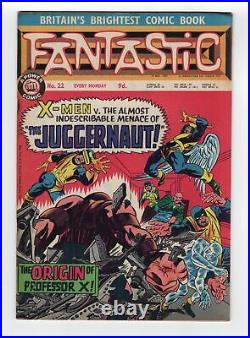 1965 Marvel X-men #12 1st Appearance Of Juggernaut Origin Of Prof. X Key Rare Uk