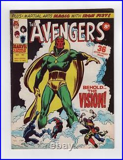 1968 Marvel Avengers #57 & Marvel Premiere #21 1st App Of Vision Rare Key Uk