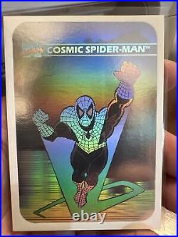 1990 Marvel Hologram Complete Set. Spider-Man, Magneto, Silver Surfer, Wolverine