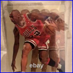 1995-fleer Metal Michael Jordan Bulls Slick Silver #3 Hof