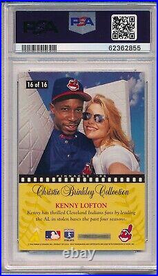 1996 Pinnacle Christie Binkley Collection Kenny Lofton #16 Rare SSP PSA 9 POP 2