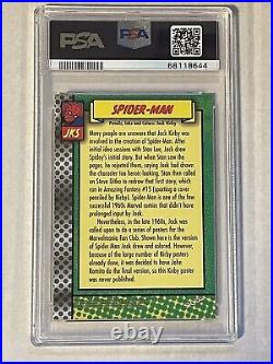 1998 Marvel Silver Age Tribute to Jack Kirby PSA 10 Spider-Man Pop 2 JK5 INVEST