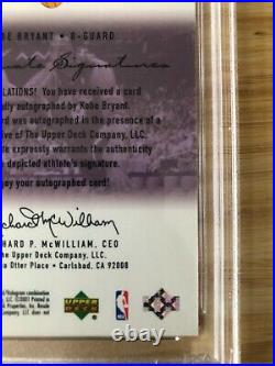 2000 Ultimate Collection Kobe Bryant Signatures Silver /75 PSA 10 Auto
