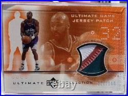 2001-02 Upper Deck Ultimate Collection Game Jersey /100 KARL MALONE JERSEY PATCH