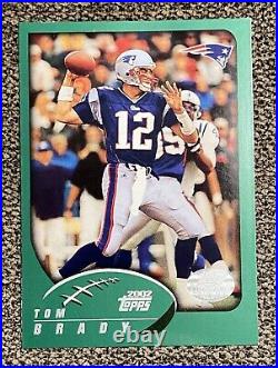 2002 TOPPS COLLECTION SILVER MEDALLION TOM BRADY # 248 1st Year Topps Mint