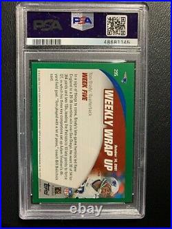 2002 Topps Weekly Wrap Up Collection Tom Brady PSA 9 #295 silver foil Pop 1