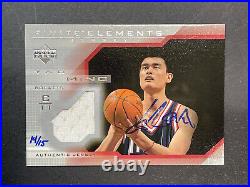 2004-05 Yao Ming #14/15 Upper Deck Ultimate Collection Autograph Patch Jersey