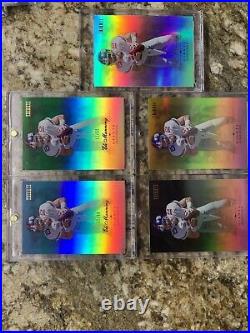 2010 Topps Eli Manning Tribute 9 Auto Collection with Peyton Beautiful and Rare