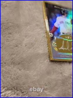 2011 Topps Marquee Museum Collection Adrian Gonzalez Rookie Gold Frame Auto /10