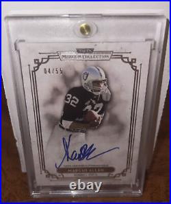 2013 TOPPS MUSEUM COLLECTION Silver MARCUS ALLEN On Card Auto 04/55