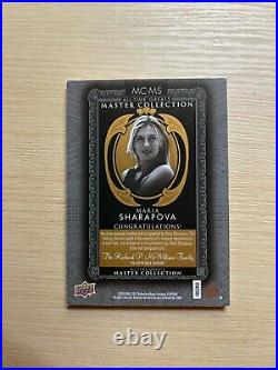 2015-16 Ud Master Collection All Time Greats Maria Sharapova Silver Auto Ref /20