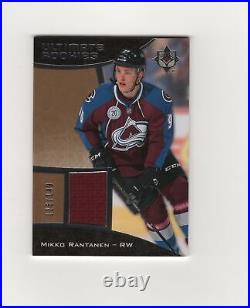 2015-16 Ultimate Collection Silver #107 Mikko Rantanen JSY Jersey /149 RC Rookie