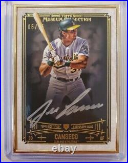 2015 Museum Collection Jose Canseco Silver Frame Auto Autograph /15 On-Card
