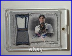 2015 Topps Museum Collection Max Scherzer Double Relic Auto /50 Detroit Tigers