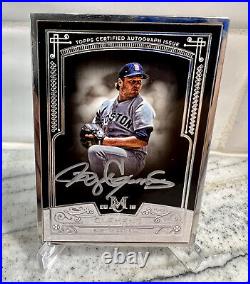 2016 Roger Clemens Topps Museum Collection Silver Framed Ink Auto 7/10 SSP