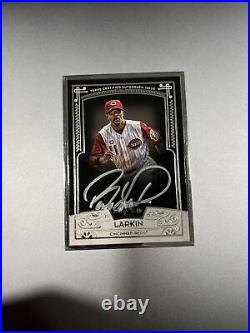 2016 Topps Museum Collection Barry Larkin Auto /10 Silver Ink SSP Reds MCA-BL