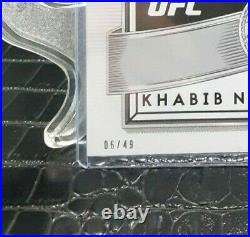 2016 Topps Ufc Museum Collection Khabib Nurmagomedov Silver /49 5x7 Jumbo Card