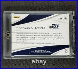 2017-18 Panini Immaculate Collection Donovan Mitchell Logo Patch RC /25