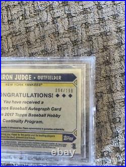2017 Topps Aaron Judge RC Auto, Silver Pack BGS 9.5
