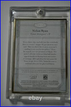 2017 Topps Transcendent Collection Nolan Ryan Silver Framed Autograph 4/15 Auto