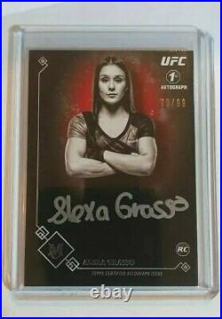 2017 Topps UFC Museum Alexa Grasso 1st Auto /99 Rookie RC On-Card Autograph