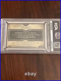 2018 Topps UFC Museum Sean O'Malley RC #21/90 RPA Rookie Patch Autograph PSA 10