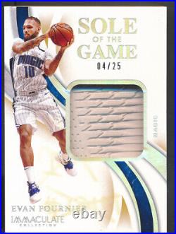 2019-20 Immaculate Collection Sole of the Game Silver Evan Fournier Shoe /25