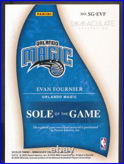 2019-20 Immaculate Collection Sole of the Game Silver Evan Fournier Shoe /25