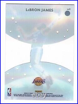 2020-21 Clearly Donruss Zero Gravity Holo Silver #2 LeBron James lakers #5/10