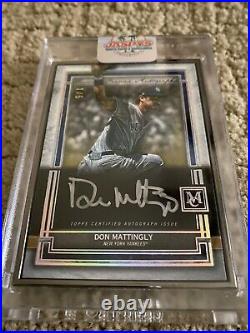 2020 Topps Museum Collection Silver Ink Autograph Don Mattingly 1/5
