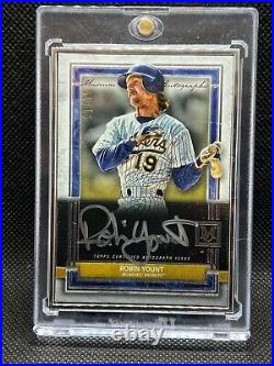 2020 Topps Museum ROBIN YOUNT Silver Frame Autograph Auto /15 Milwaukee Brewers