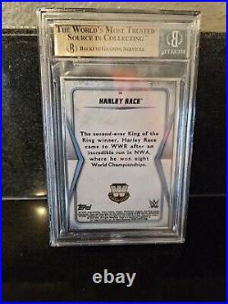 2020 Topps WWE Transcendent Collection HARLEY RACE #14 Silver Framed /50 BGS 9.5