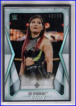 2020 Topps WWE Transcendent Collection IO SHIRAI #16 Silver Framed 49/50