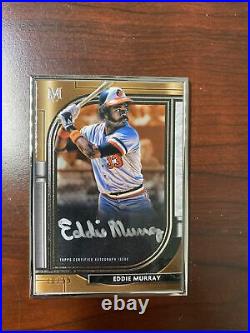 2021 Eddie Murray Museum collection silver framed auto 10/15 Please Read
