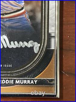 2021 Eddie Murray Museum collection silver framed auto 10/15 Please Read