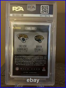 2021 Illusions Trevor Lawrence T/C Wildcard Conference 1/5 PSA 10 Pop 1