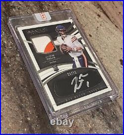 2021 Justin Fields Panini Immaculate Eye Black Rookie Auto /39 RPA sealed