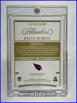 2021 Panini Flawless Kyler Murray Player Worn Patch 13/20 Arizona Cardinals