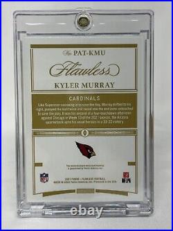 2021 Panini Flawless Kyler Murray Player Worn Patch 13/20 Arizona Cardinals