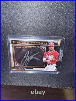 2021 TOPPS MUSEUM COLLECTION JOEY VOTTO SILVER AUTO Archival /50 FUTURE HOF HRs