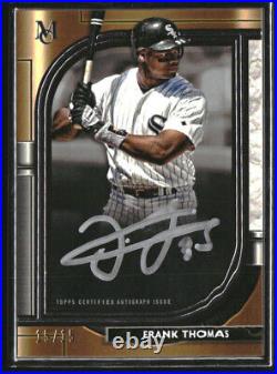 2021 Topps Museum Collection Framed Autographs Silver Frank Thomas Auto /15