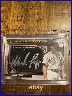 2021 Topps Museum Collection Wade Boggs Silver Ink Auto #23/50