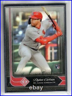2021 Topps Transcendent Collection Icons DYLAN CARLSON RC #42 SILVER FRAMED /95