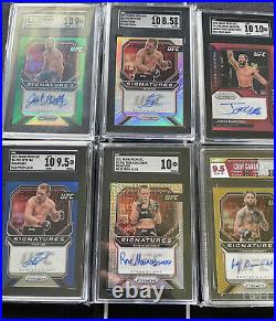 2021 UFC Panini RAINBOW Collection? Silver-Gold. Missing Black 1/1? Mojo