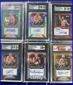 2021 UFC Panini RAINBOW Collection? Silver-Gold. Missing Black 1/1? Mojo
