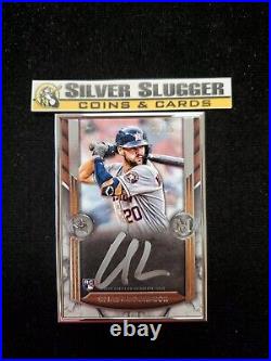 2022 Chas McCormick Topps Museum Collection Silver Border Auto /15 RC Astros