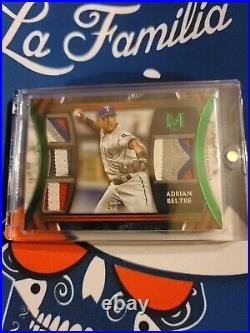2022 Topps Museum Collection Adrian Beltre 4 Patch 1/1