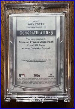 2022 Topps Museum Collection Framed Autograph Silver /15 Joey Votto Auto REDS