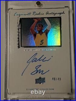 2022 UD Goodwin Champions Exquisite Collection Rookie Auto Jabari Smith 48/49